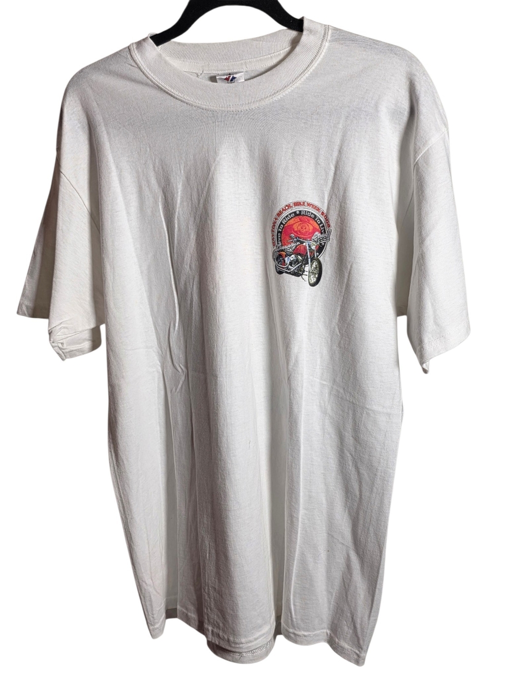 Vintage 2006 Daytona Beach Bike Week T-Shirt Men Large Jerzees Motorcycle